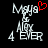 Two side-by-side pixelated text-based images on black background, one with red heart symbol above 'Maya' text, the other without.
