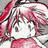 A pixelated anime-style character with pink hair and a red outfit on the left, next to black background text reading "Anime IM" and "COM" in white pixelated font.