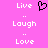 Pixelated text and symbols on a solid pink background with a black heart-shaped icon above the text.