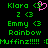 Green pixelated text on black background with one pink heart-shaped animation frame among identical static frames.