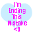 Pixelated heart-shaped icon with light blue background and pink text reading "I'm Ending This Mistake <3".