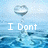 A pixelated image of a heart-shaped balloon floating over water with text reading "I Dont Love You Like I did Yesterday" in white letters.