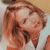 A pixelated image of a person with light brown hair wearing a white top, positioned next to green text reading 'Original Icons .com' on a dark background.