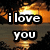 Sunset over water with trees, text overlays change across six showing phrases like "i love you" and "put it all together."