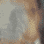 A pixelated animated sequence showing a person in a black dress walking across a beach with a man in sunglasses in the background.