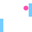 A 5x5 contact sheet of sampled frames from an animated icon showing a pink circular object moving horizontally past light blue vertical bars on a white background.