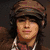 four distinct character portraits with varied clothing and backgrounds, each in a separate