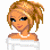 Pixel art contact sheet showing a female character in off-shoulder top and jeans with text "I Love Jesus" on the right side.