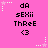 Pixelated pink background with repeated text and star motifs, featuring 'da', 'seXii', 'ThReE', '<3' in black font across multiple