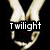 A four- of pixelated images featuring 'Twilight' text, a circular logo with 'twilight Rox 08', and two character scenes with overlaid text
