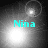 Four- shows cyan text 'Nina' over grayscale light effects with shifting circular highlights in top-left and bottom-left positions