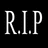 Black background with white text reading "R.I.P Beauty and the Beast 1994-2007" above a blue rectangular section showing pixelated characters from the movie.