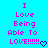 Pixelated text on cyan background with pink lettering and blue heart symbol, two identical side-by-side layouts.