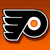 Black winged 'P' logo with orange and white circular center on solid background, displayed in four