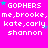 A static image with a bright pink background displaying repeated text and small star symbols in cyan.