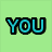 Pixelated text with colored backgrounds and a central face image showing 'YOU CAN READ MINDS!!!1' in distinct colors