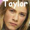 Four distinct pixelated images of a person with blonde hair arranged in a , each showing different expressions and backgrounds