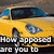 Yellow taxi with blue roof and dark windows, featuring pixelated text reading 'How opposed are you to' on left side and 'GRAND THEFT AUTO?' on right side.