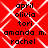 Red background with white diamond lattice pattern and black text listing names in four