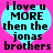 A static image with a bright pink background and a light blue heart shape containing black text.