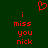 Red pixelated text and a heart symbol on a dark green background, with two identical text blocks side-by-side.