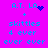 Pixelated text and symbols on a bright pink background with blue and purple elements in motion.