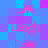 Pixelated text 'Live', 'Laugh', and 'Love' repeated in a pattern on a blue-purple gradient background with pink lettering