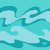 Animated contact sheet of blue water droplet icons with cartoon faces against a wavy teal background, showing sequential frame variations in shape and expression.