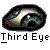 Three pixelated eye icons with varying iris patterns and text labels beneath each.