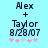 Pixelated text and symbols on light blue background with animated pink star changes.