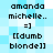 Pixelated text and symbols on a light blue checkered background with repeated identical elements.