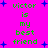 Bright pink background with green text reading "victor is my best friend" and blue star shapes scattered throughout.