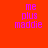 Red background with blue rectangular blocks and pink text reading 'me plus maddie' in multiple positions across the