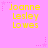 Yellow text reading 'Joanne Lesley Lowes' on a pink background with small star and dot patterns.