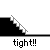 Pixelated character in yellow shirt and blue cap slides down black stairs on gray background with repeated text below.