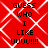 Red background with white diamond lattice pattern and black text reading "GUESS WHO I LIKE UUUU!!!" repeated in four identical quadrants.