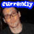 Six pixelated display a person with changing text overlays and expressions, arranged in a