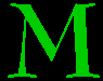 Green 'M' letters on black background with pink 'Manella' text overlays in multiple positions across frames.