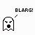 Animated contact sheet of a pixelated ghost icon with green text changing between frames, displayed on a white background with gray transparency area.