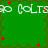 Green background with repeated white text 'COLT' and red star shapes scattered across the image.