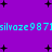 Static purple background with black plus signs and repeated cyan text 'silvoze987' in two horizontal