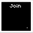 Animated sequence of text on black background: 'Join', then 'Join the', then 'Join the darkside' with red highlighting, followed by sequential additions ending in 'Join the darkside and get a TOASTER'.
