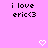 Pixelated text on pink background with two white heart icons below, each displaying a different animation state.