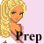 Pixel art character icons with text labels on a light pink background, featuring distinct hairstyles and clothing styles.