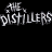 A 48x48 pixel animated contact sheet showing a sequence of frames where the text "ALL I SEE IS DEAD KINGS." progressively degrades from clear to fragmented across multiple repetitions of "DISTILLERS" in the background.