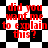 Red text on black-and-white checkered backgrounds with varying patterns, including square and diamond shapes.