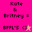 Pixelated text and star symbols on pink and peach backgrounds with animated color changes.