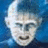 Pixelated image of a person with light hair against blue background, split into four quadrants with text overlays.