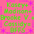 A static image displays four identical of green text on a pink background with purple decorative elements, each containing names and 'BFFS' in pixelated font