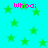 Cyan background with green stars and pink 'Whoa:' text repeated four times in a pattern